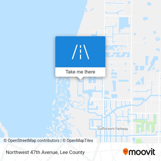 Northwest 47th Avenue map
