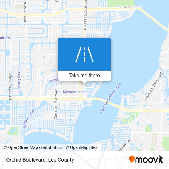 Mapa de Orchid Boulevard
