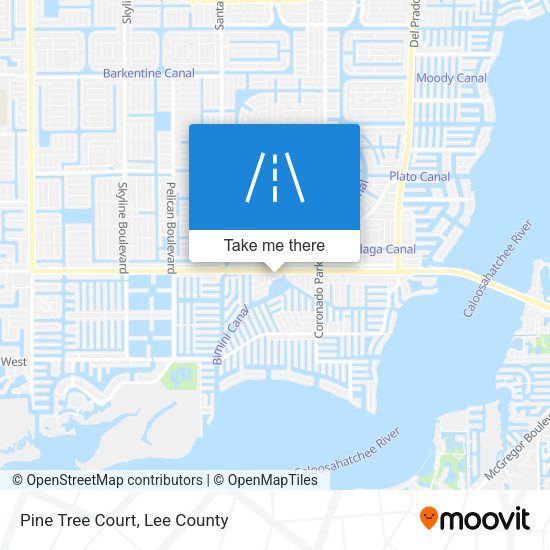 Pine Tree Court map