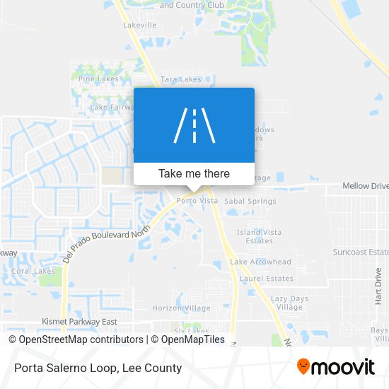 Mapa de Porta Salerno Loop