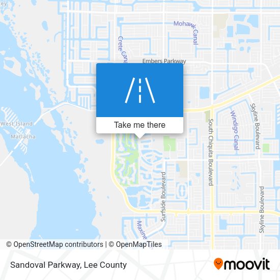 Mapa de Sandoval Parkway