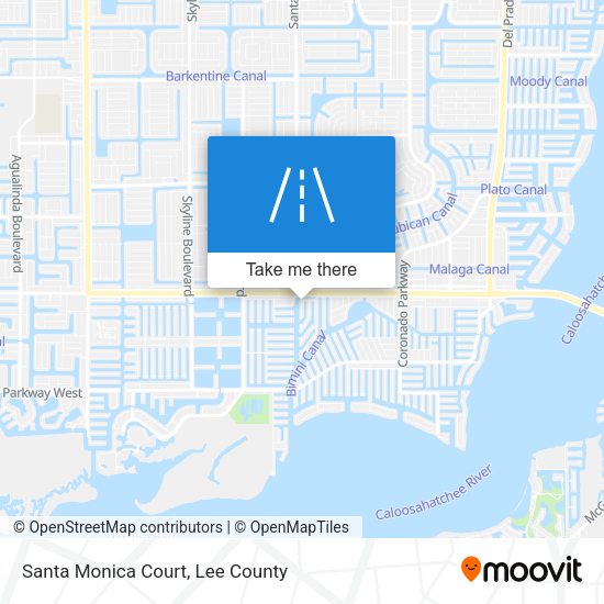 Santa Monica Court map