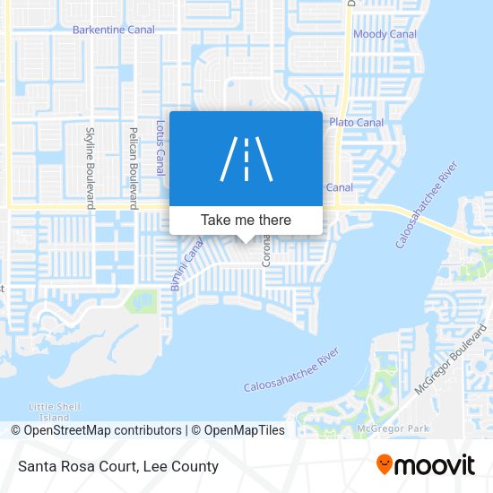 Santa Rosa Court map