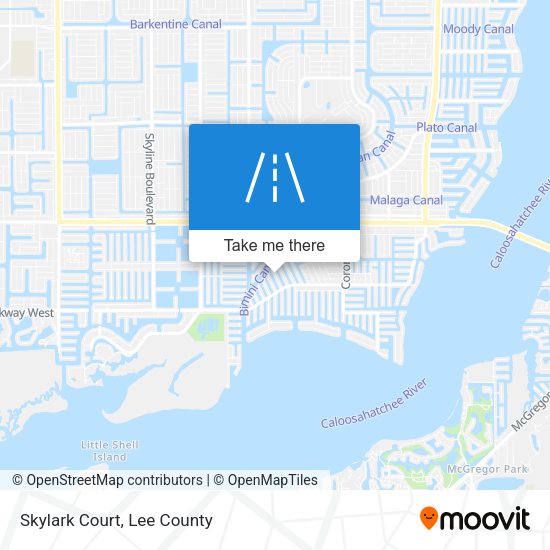Mapa de Skylark Court