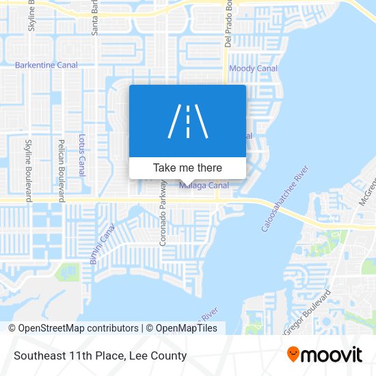 Mapa de Southeast 11th Place