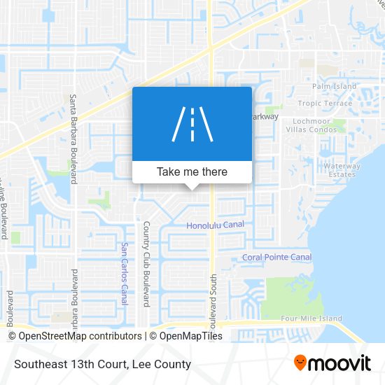 Mapa de Southeast 13th Court