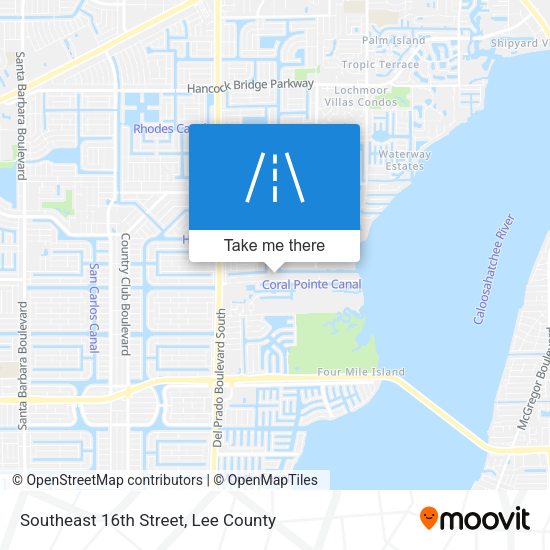 Mapa de Southeast 16th Street