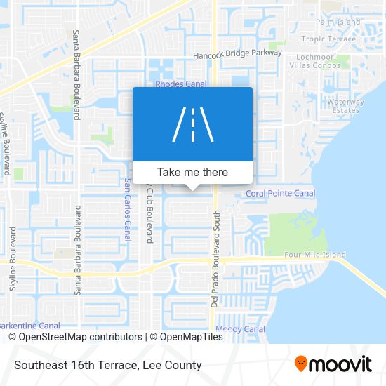 Mapa de Southeast 16th Terrace