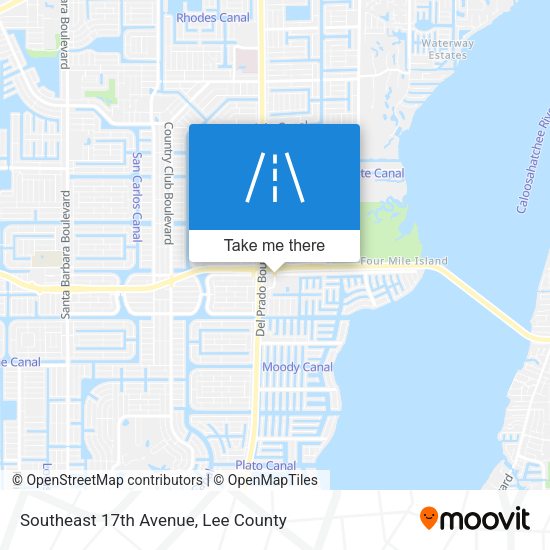 Southeast 17th Avenue map