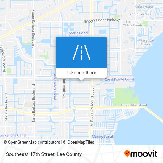 Mapa de Southeast 17th Street