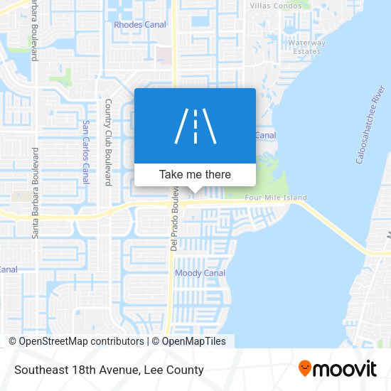 Southeast 18th Avenue map
