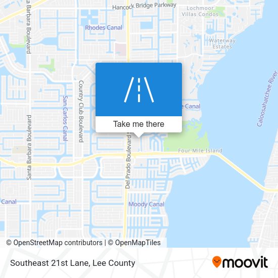 Mapa de Southeast 21st Lane