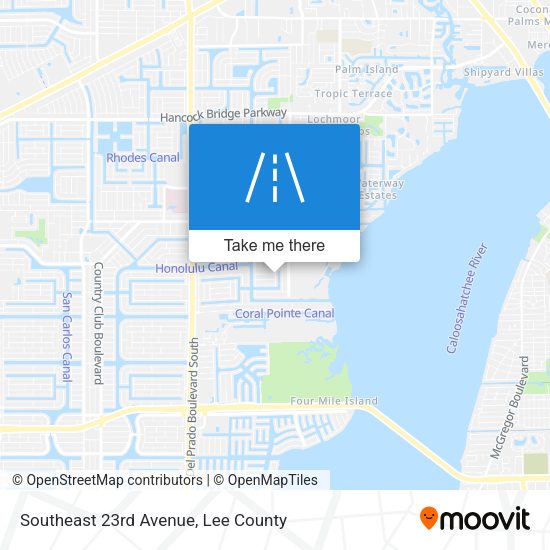 Southeast 23rd Avenue map