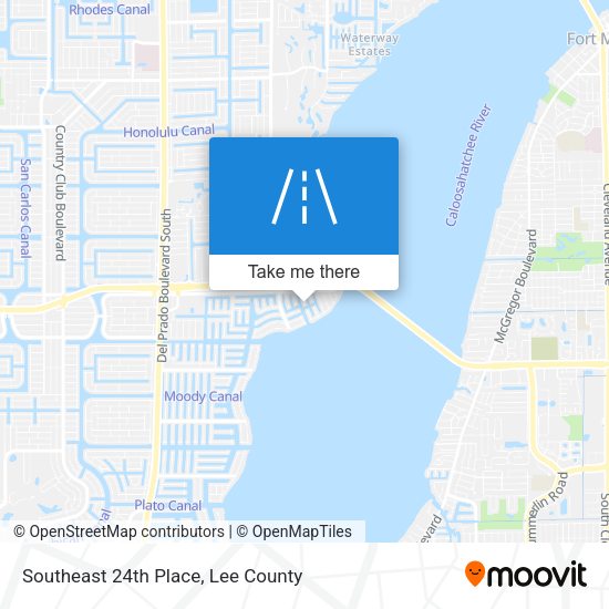 Mapa de Southeast 24th Place