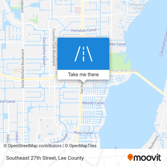 Southeast 27th Street map