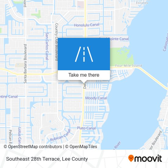 Southeast 28th Terrace map