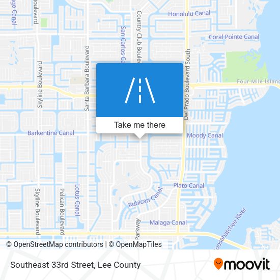 Mapa de Southeast 33rd Street
