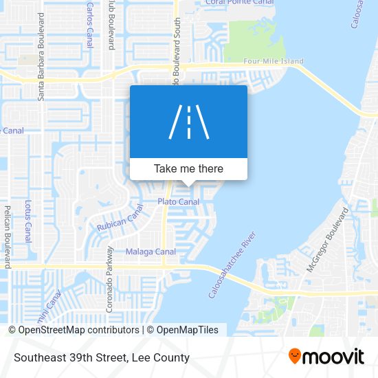 Mapa de Southeast 39th Street