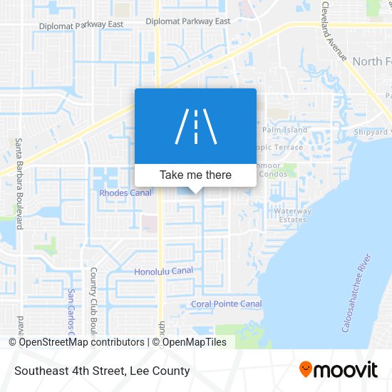 Mapa de Southeast 4th Street