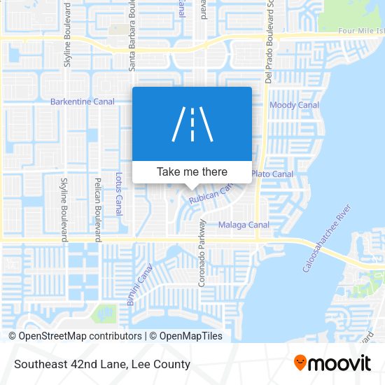 Mapa de Southeast 42nd Lane