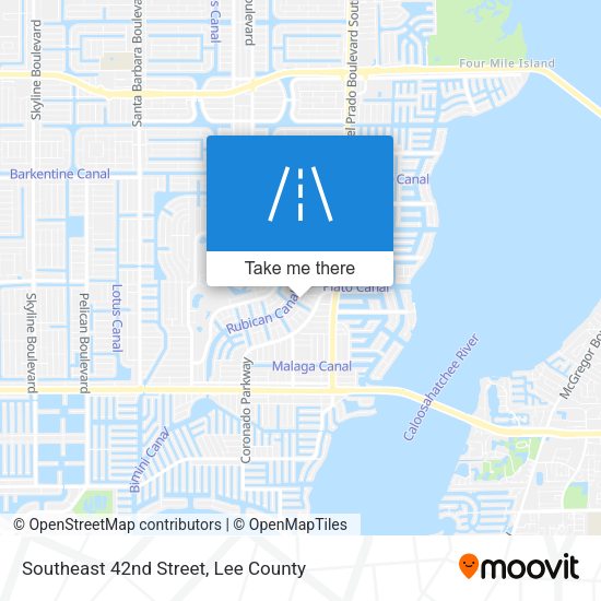 Southeast 42nd Street map
