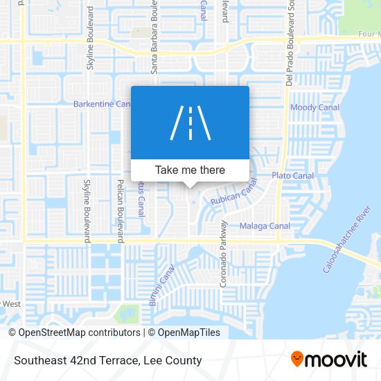 Mapa de Southeast 42nd Terrace