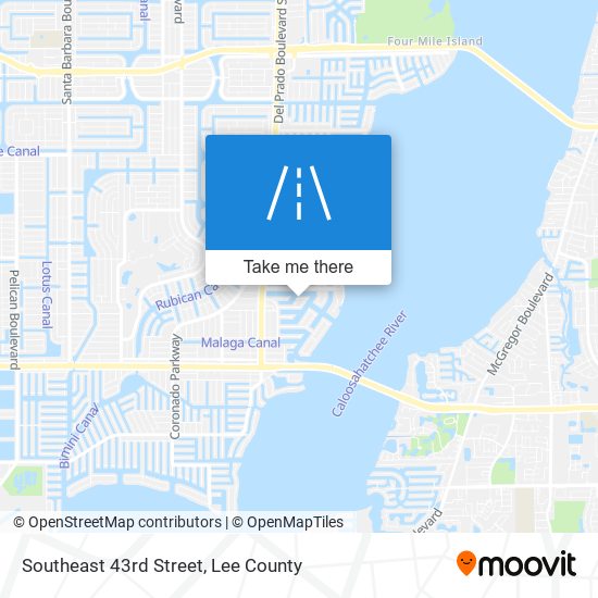 Mapa de Southeast 43rd Street