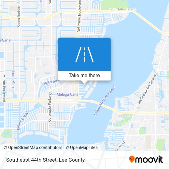 Mapa de Southeast 44th Street