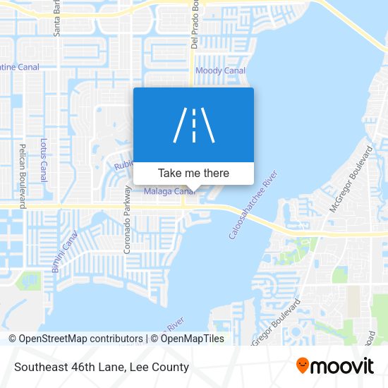 Southeast 46th Lane map