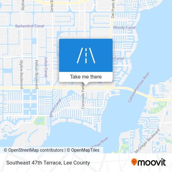 Southeast 47th Terrace map