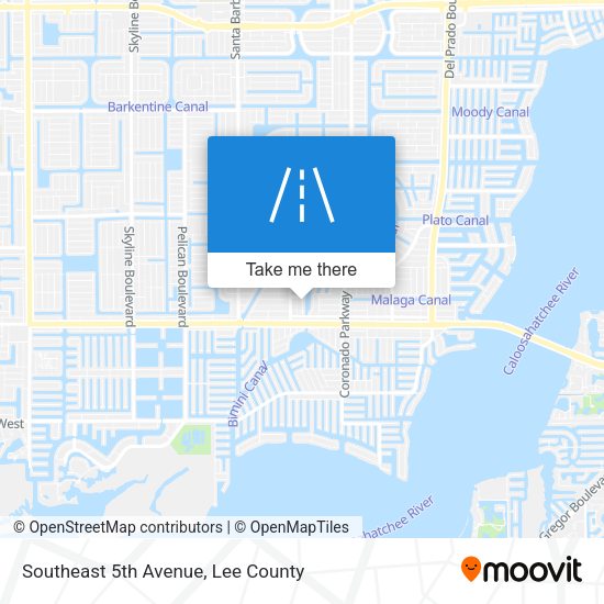 Southeast 5th Avenue map