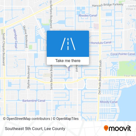 Southeast 5th Court map