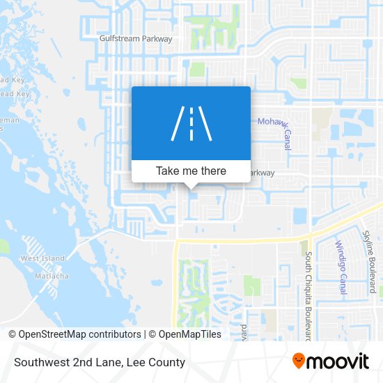 Mapa de Southwest 2nd Lane
