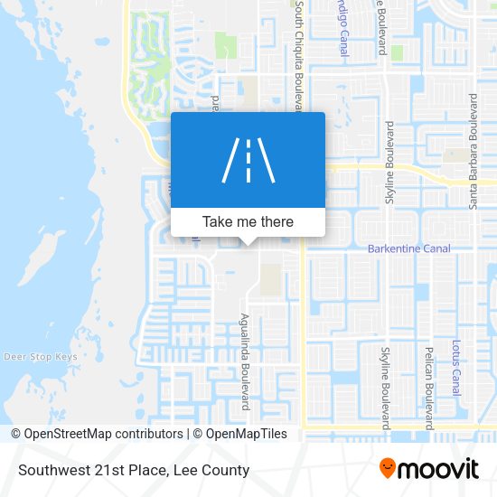 Mapa de Southwest 21st Place