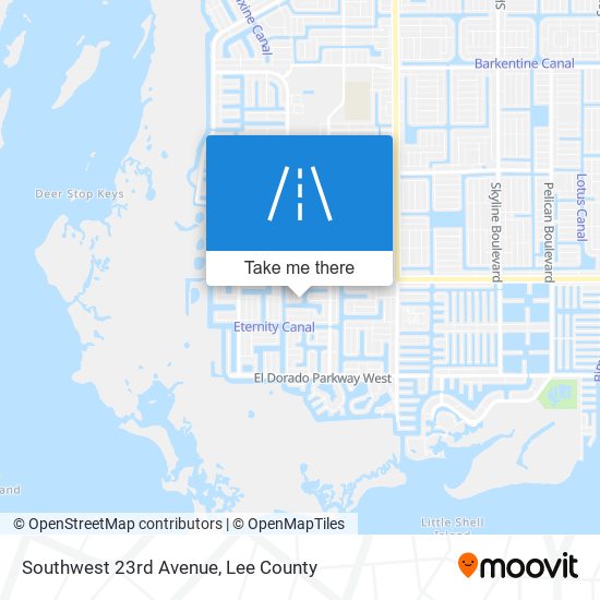 Southwest 23rd Avenue map