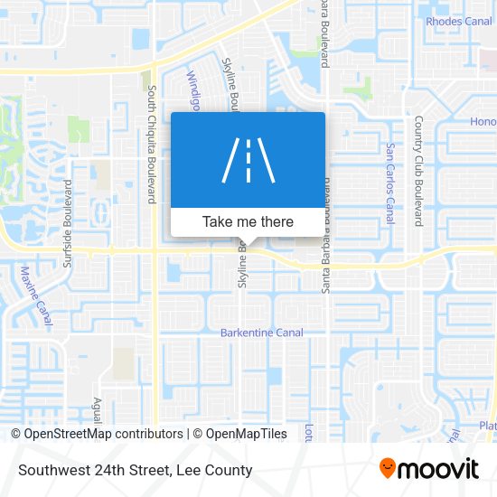 Mapa de Southwest 24th Street