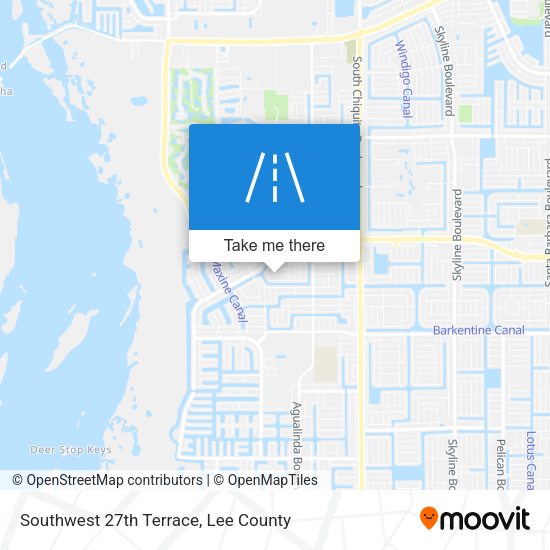Mapa de Southwest 27th Terrace