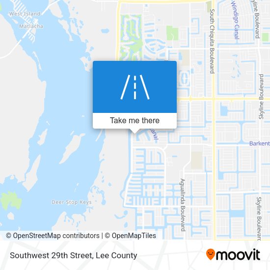 Southwest 29th Street map