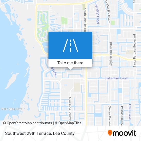 Mapa de Southwest 29th Terrace