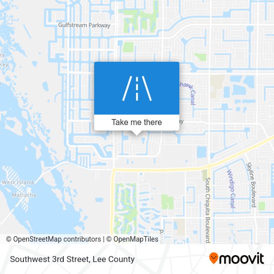Mapa de Southwest 3rd Street