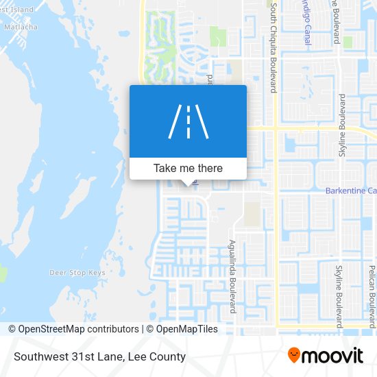 Mapa de Southwest 31st Lane