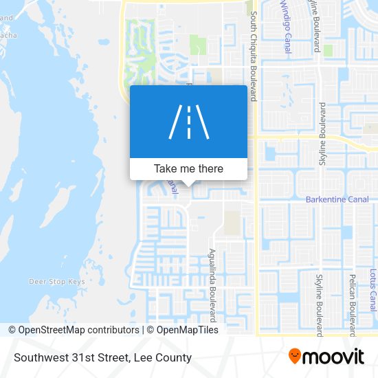 Southwest 31st Street map