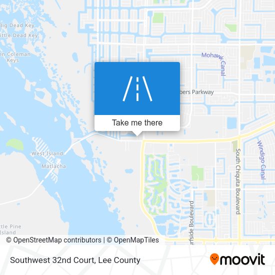 Southwest 32nd Court map