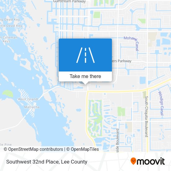 Mapa de Southwest 32nd Place