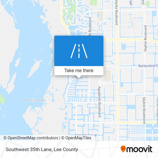 Mapa de Southwest 35th Lane