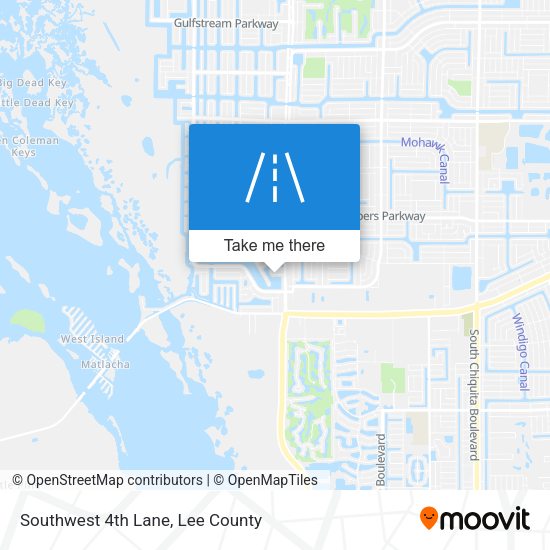 Mapa de Southwest 4th Lane