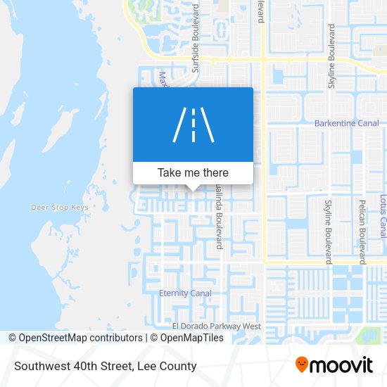 Mapa de Southwest 40th Street