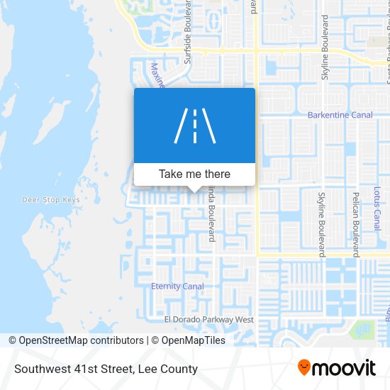 Mapa de Southwest 41st Street