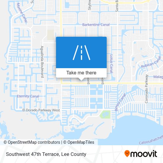 Southwest 47th Terrace map