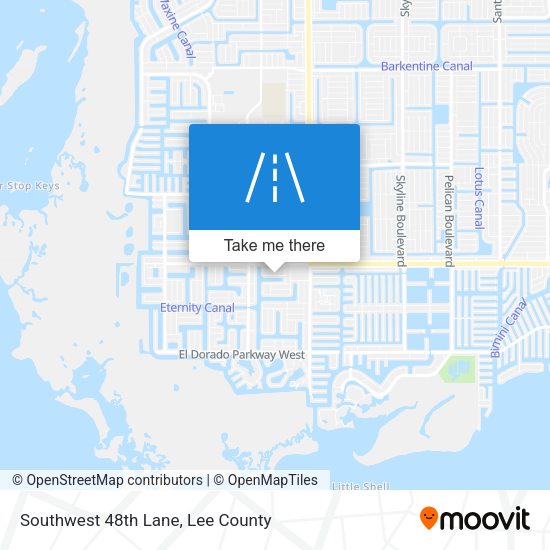 Mapa de Southwest 48th Lane